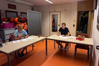 Datenerfassung im Feuerwehrhaus