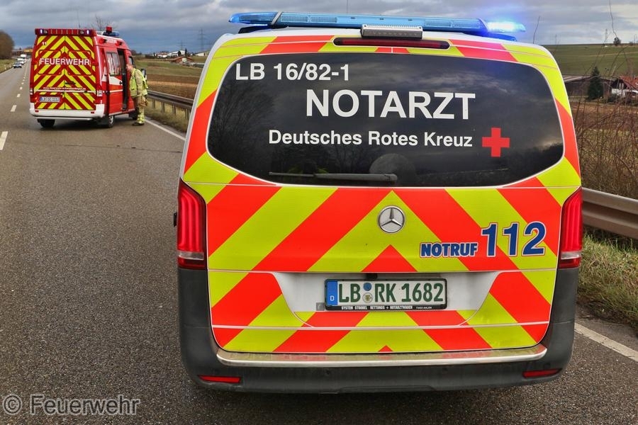Einsatzfoto Verkehrsunfall Personenschaden