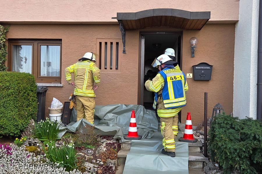Einsatzfoto Austritt Diesel/Öl EFH