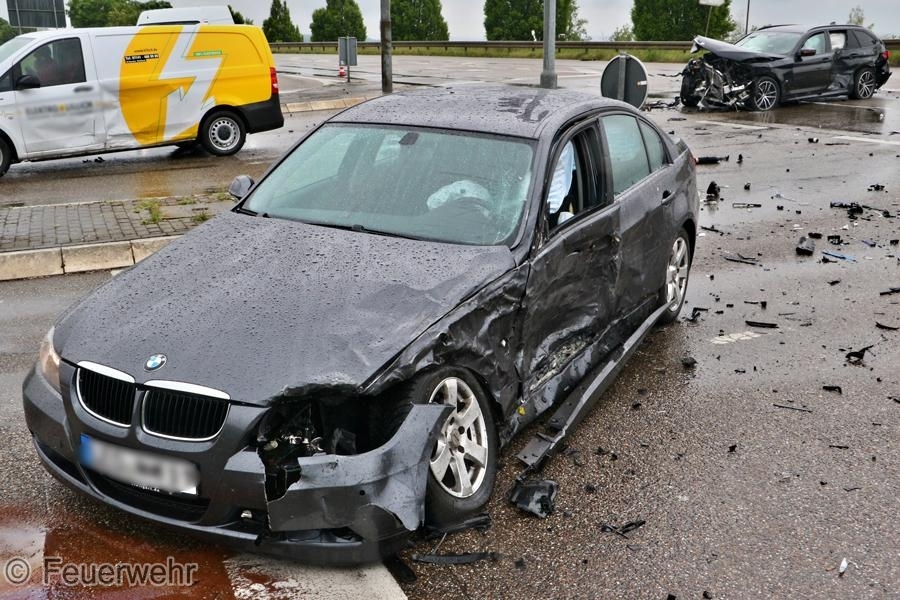 Einsatzfoto Verkehrsunfall Personenschaden